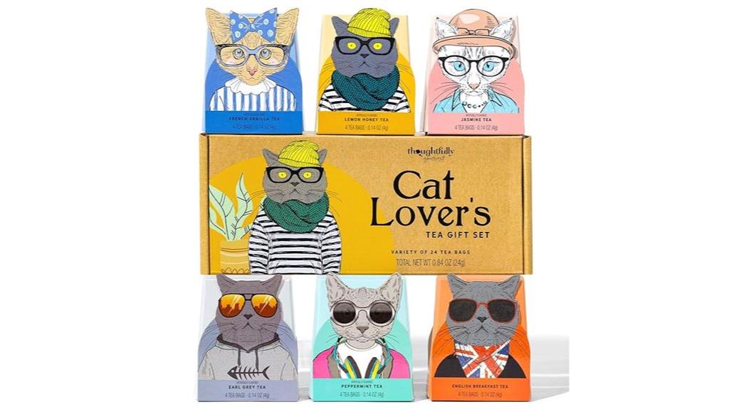 luxury cat tea gift