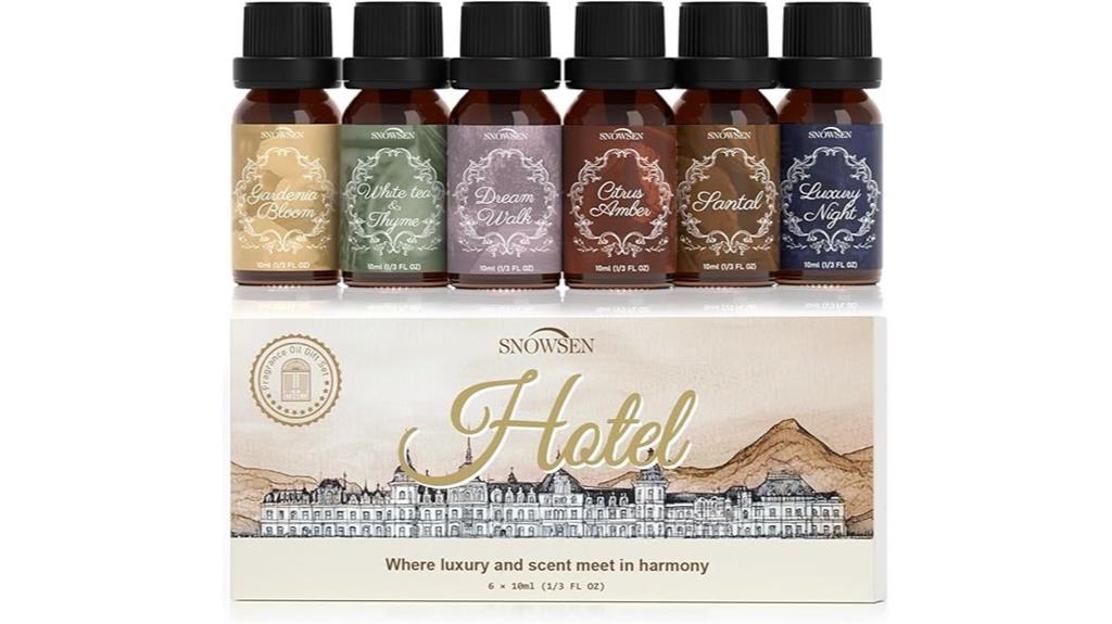 luxury hotel scent set
