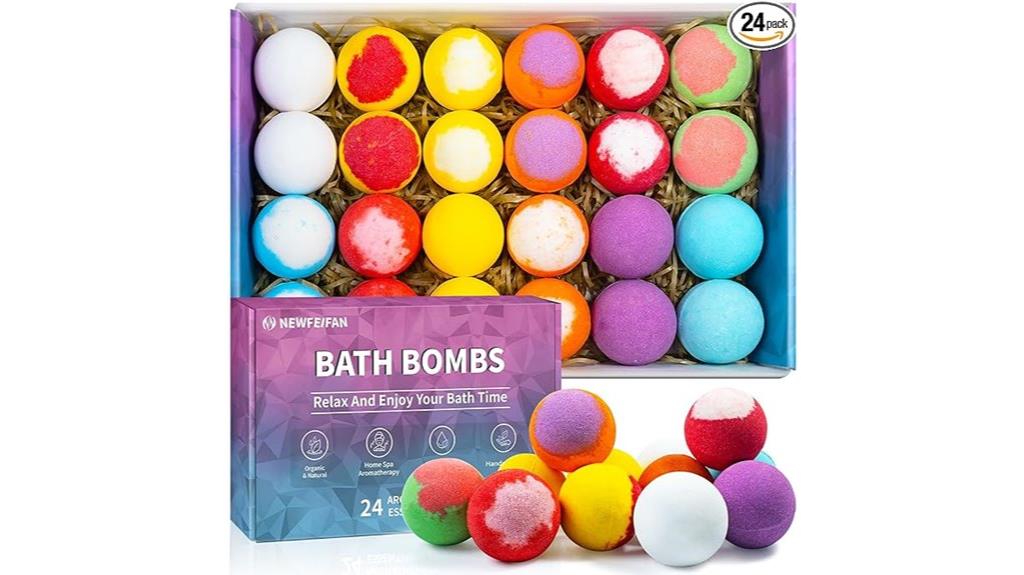luxury organic bath bombs