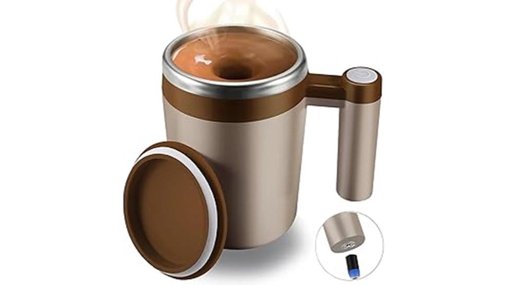 magnetic stirring mug