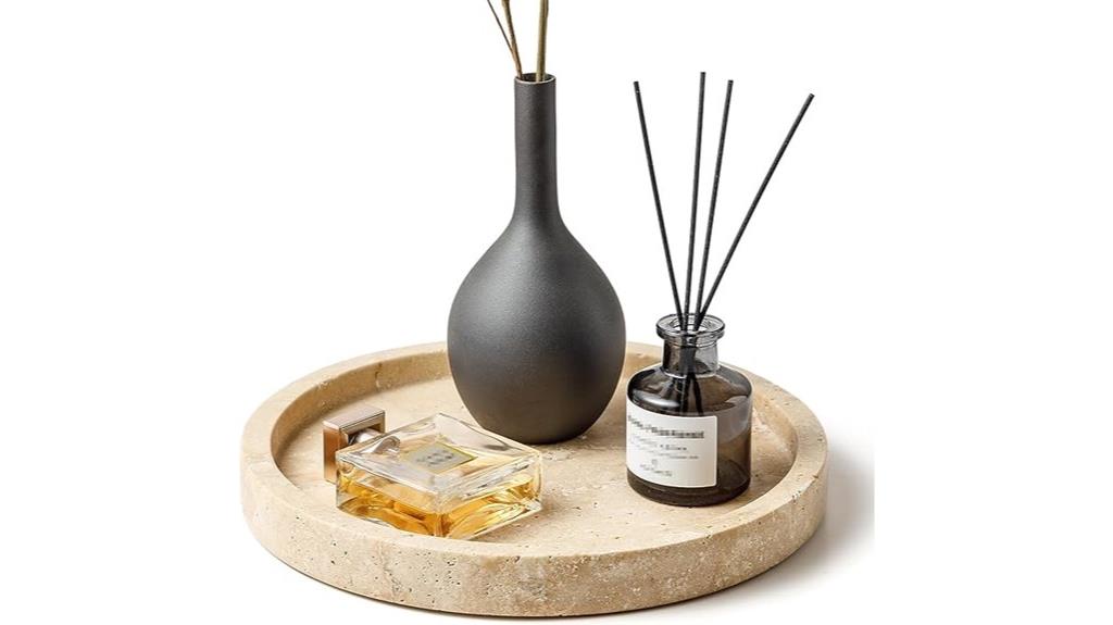 marble vanity tray set