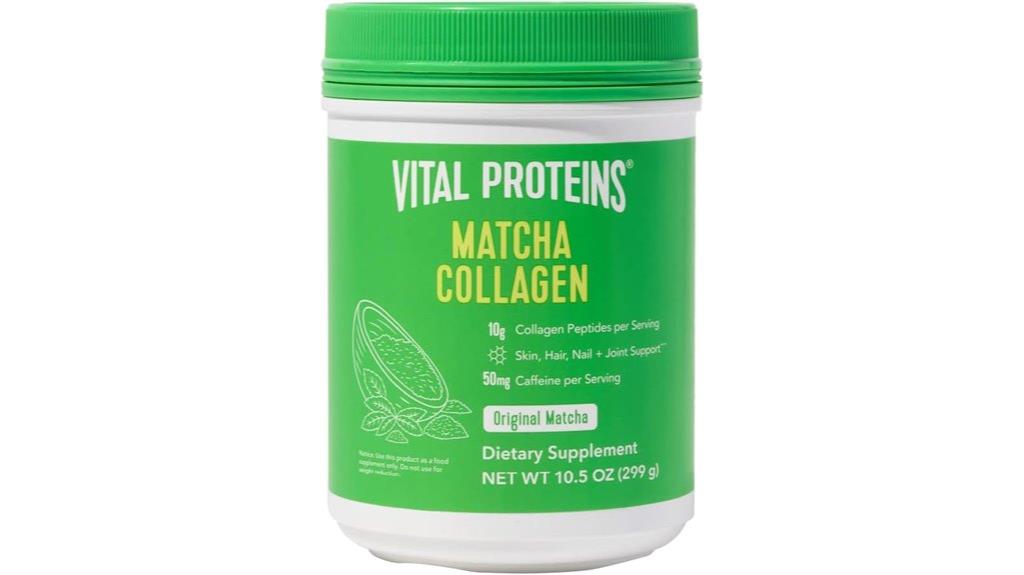 matcha flavored collagen supplement