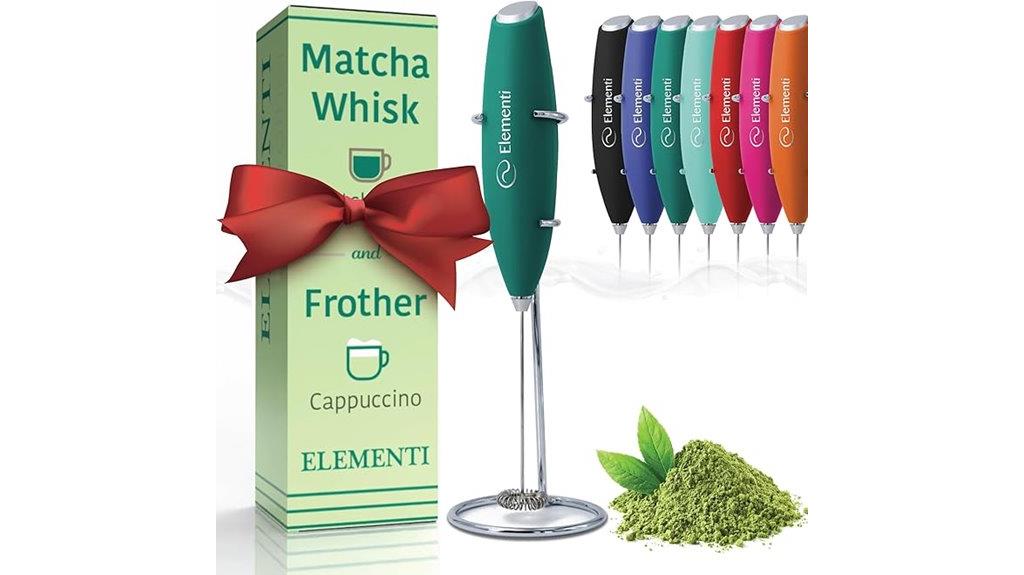 matcha whisk and frother set