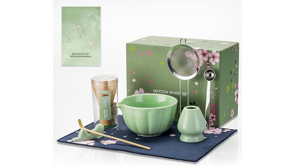 matcha whisk set accessories