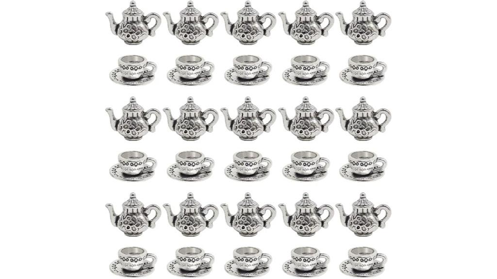 metal tea kettle charms