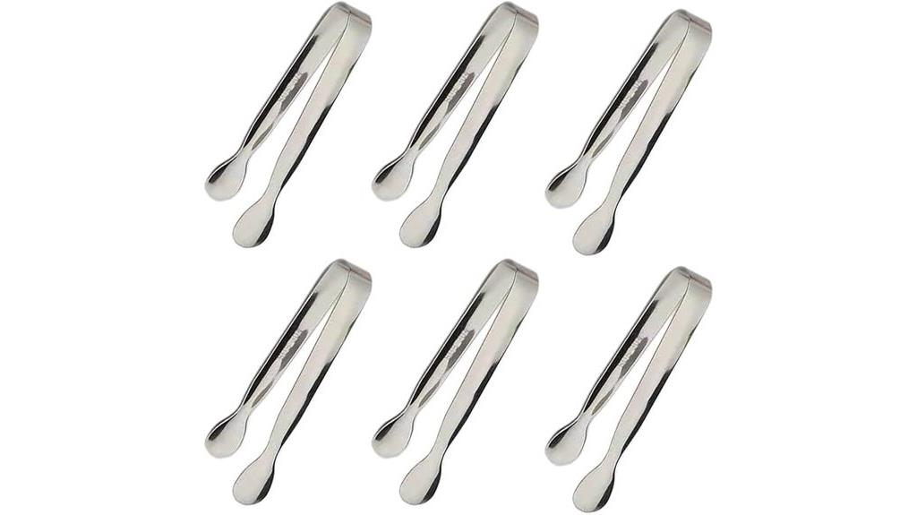 mini stainless steel tongs
