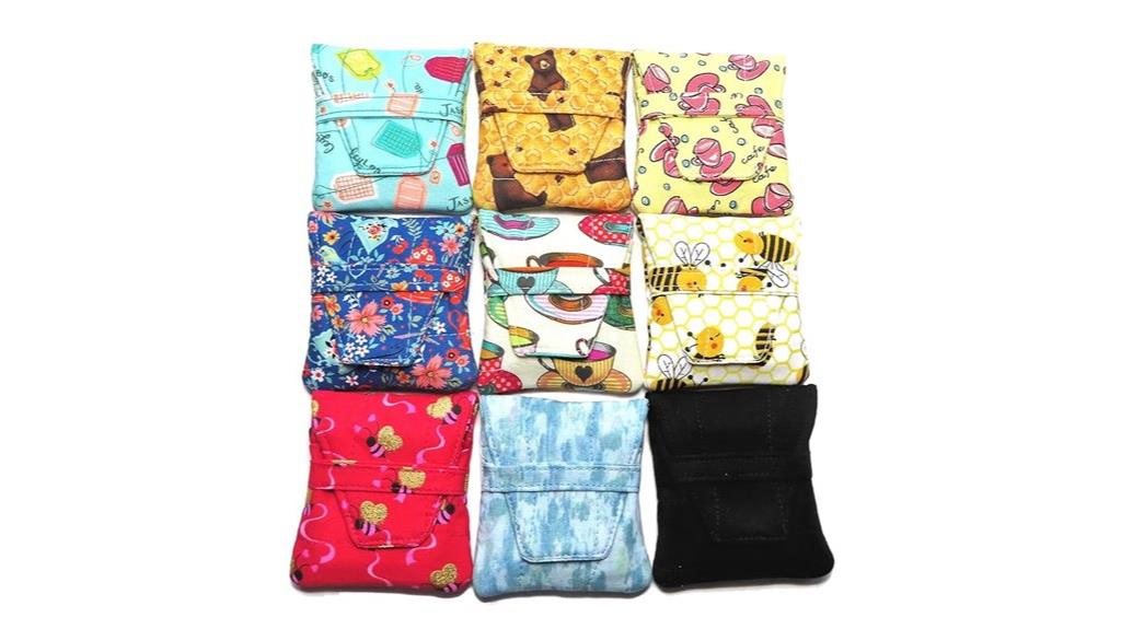 mini teabag shaped wallet