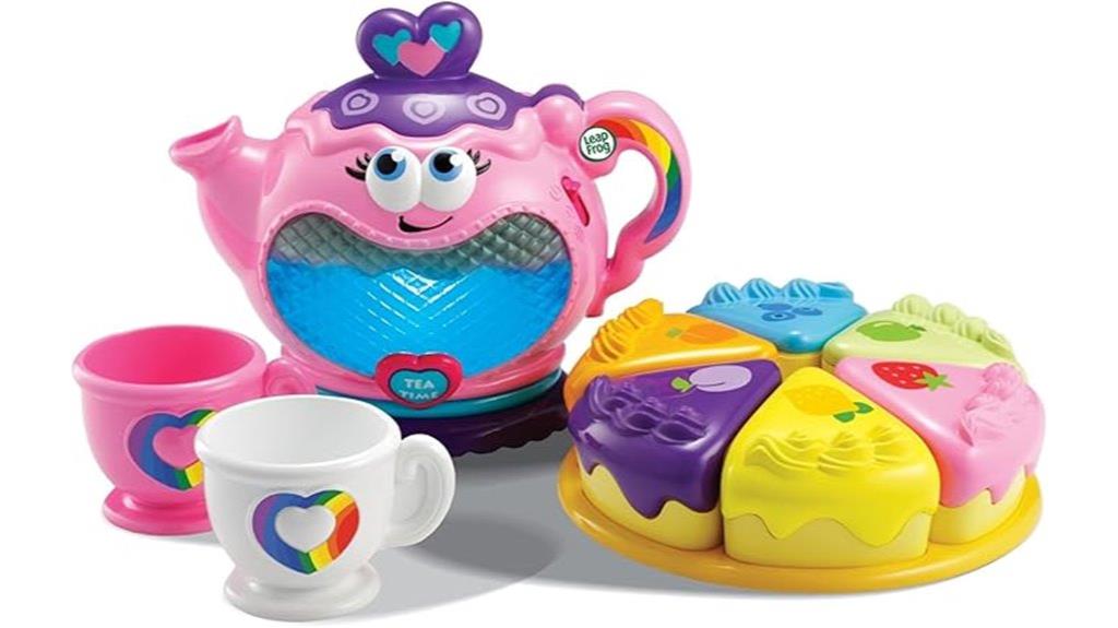 musical rainbow tea party