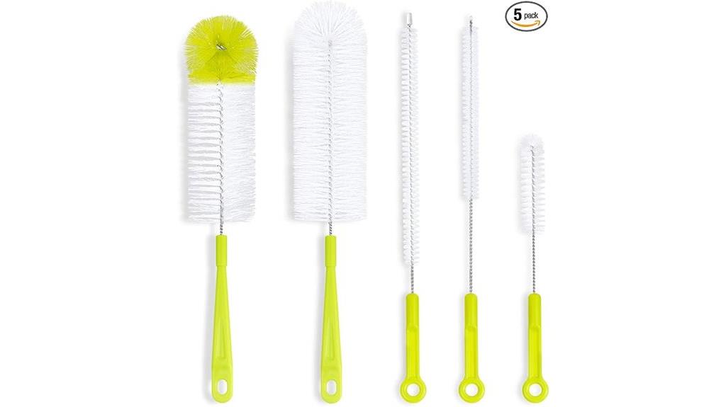 narrow neck bottle brush