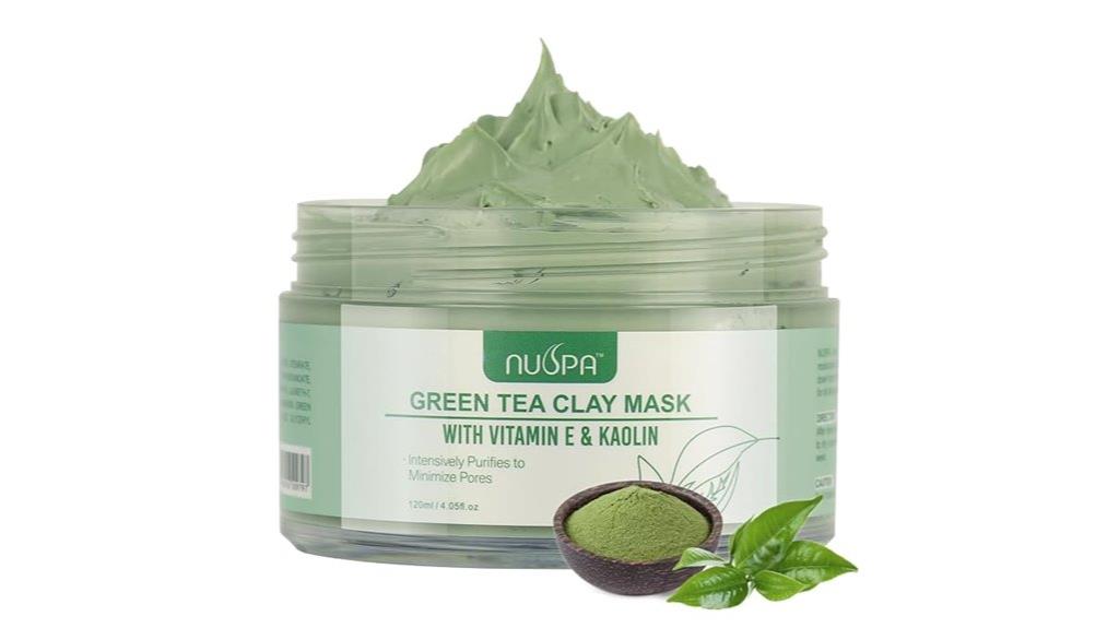 natural green tea facial mask