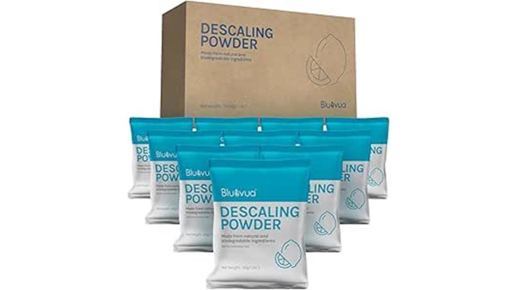 organic bluevua descaling powder