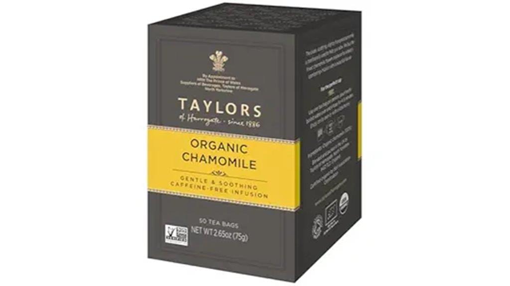 organic chamomile tea bags
