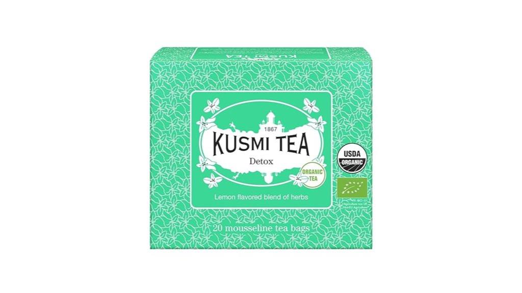 organic green lemon tea