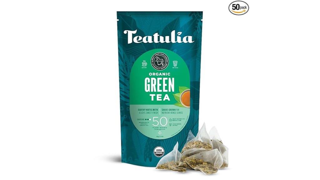 organic green tea bags