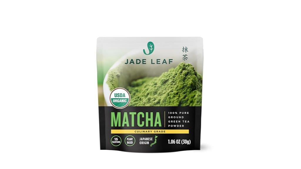 organic green tea powder