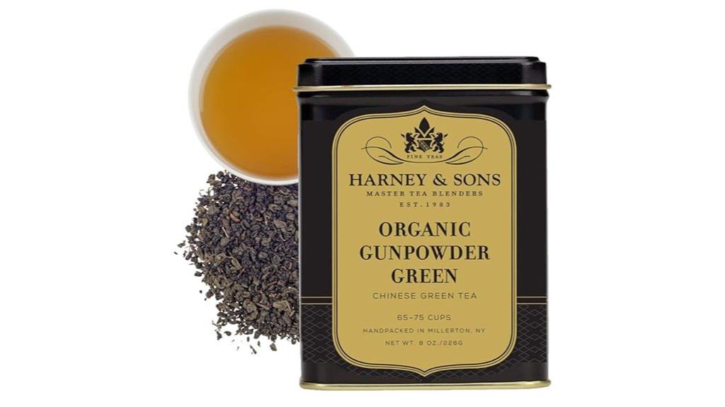 organic gunpowder green tea