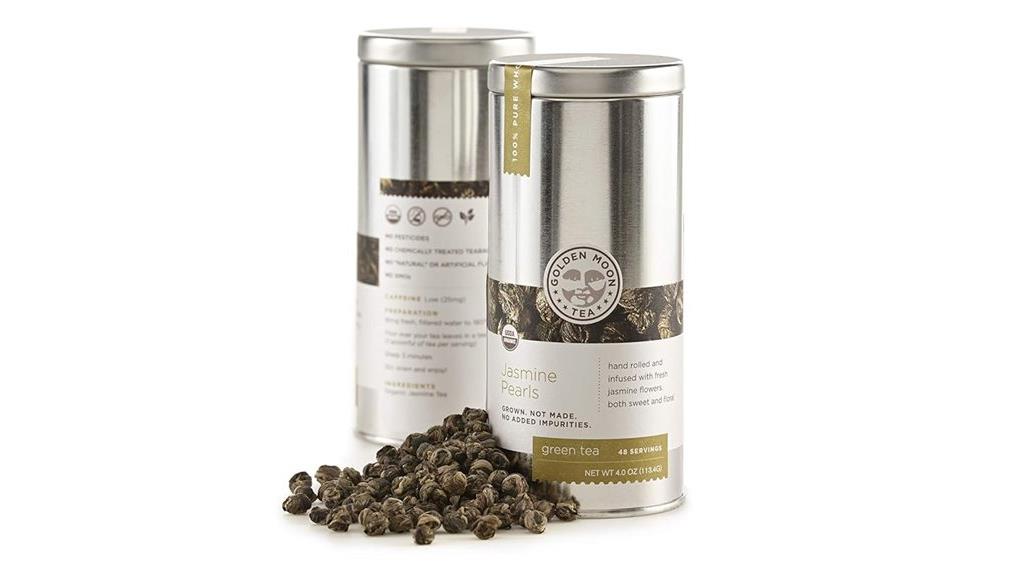 organic jasmine pearl green