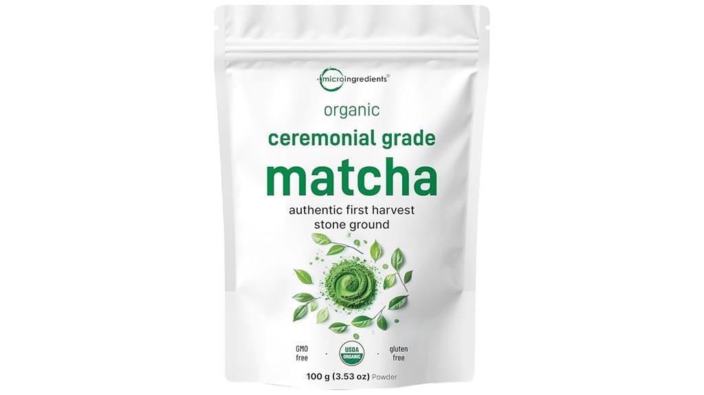 organic matcha powder