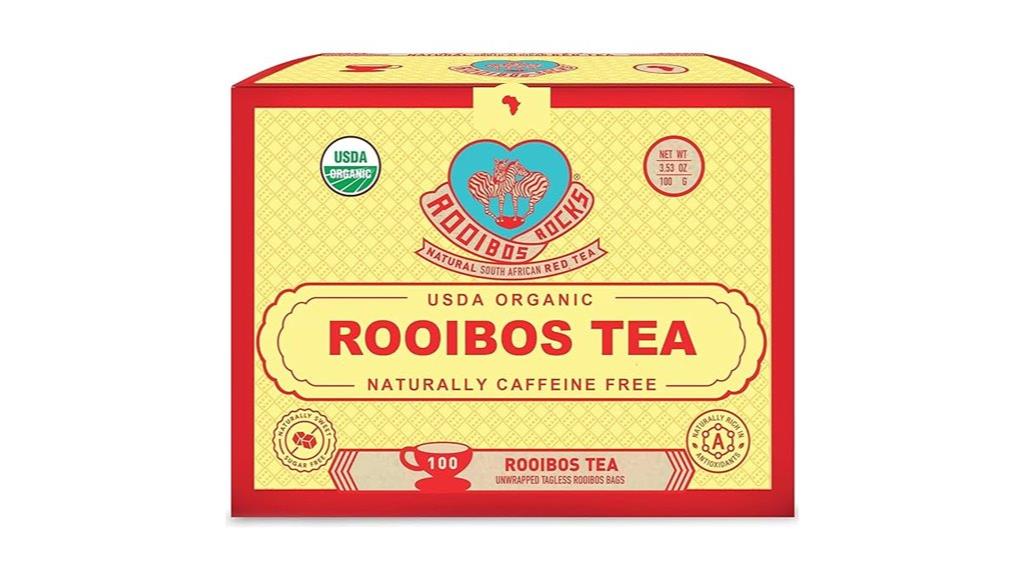organic rooibos tea bags