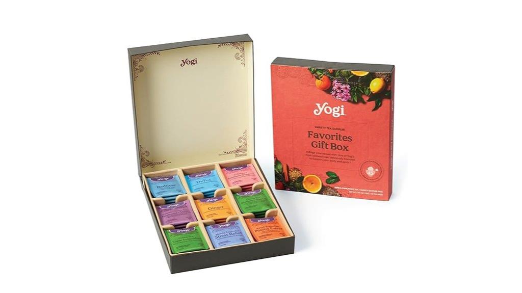 organic tea sampler box