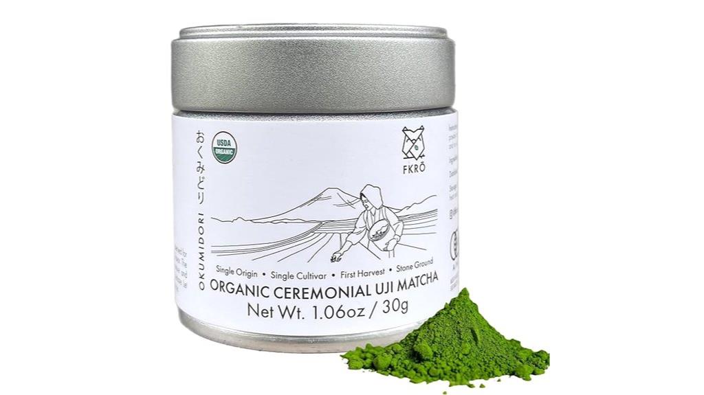 organic uji matcha powder