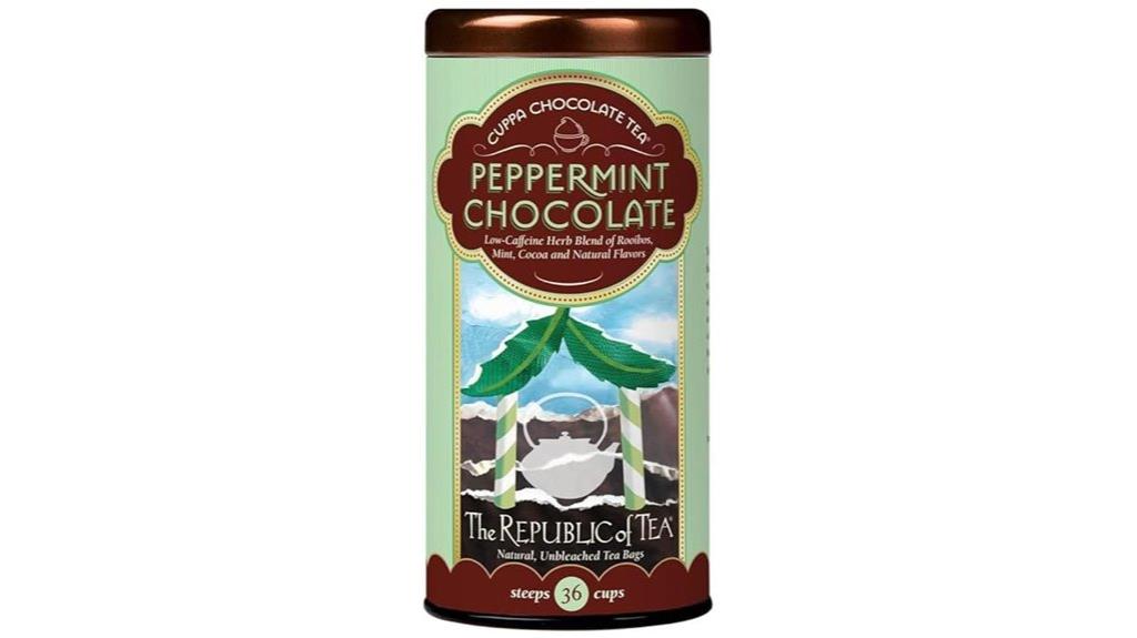 peppermint chocolate tea bags