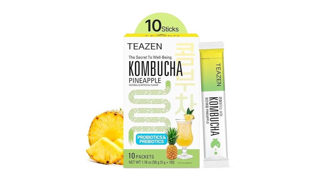 pineapple kombucha tea mix