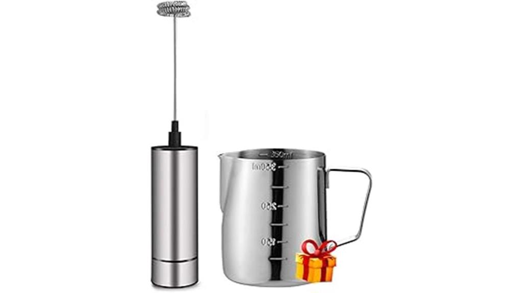 portable electric milk frother