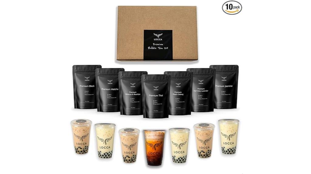 premium boba tea set