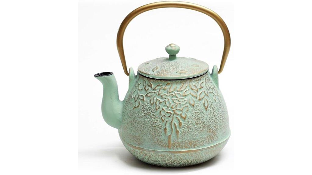 premium japanese cast iron teapot