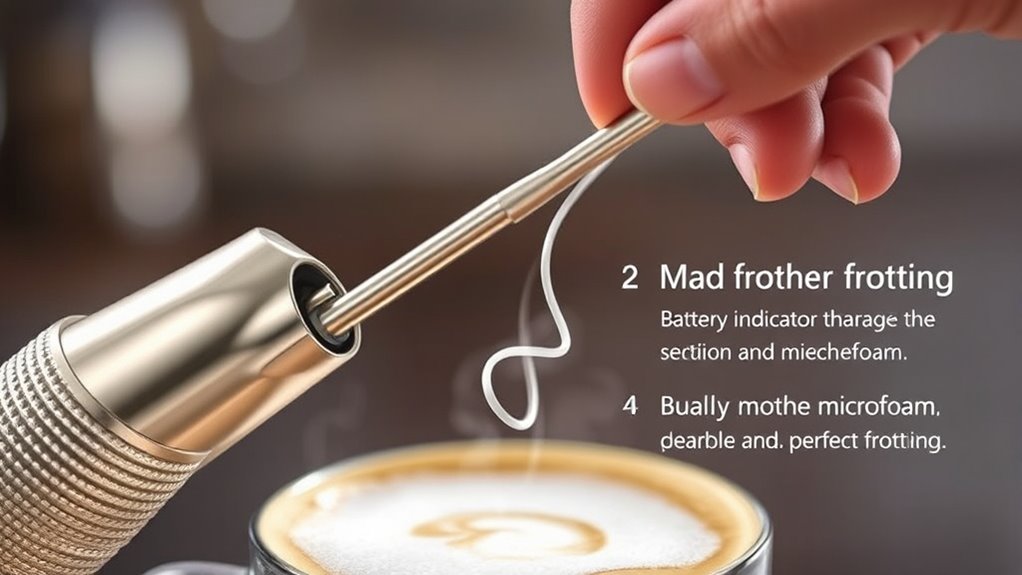 rechargeable frother considerations