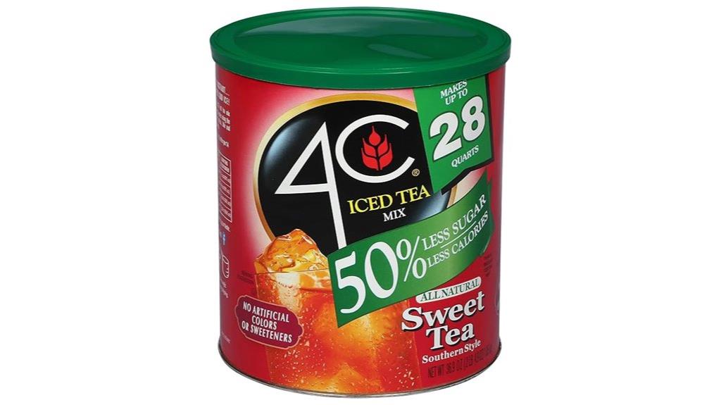 reduced sugar iced tea
