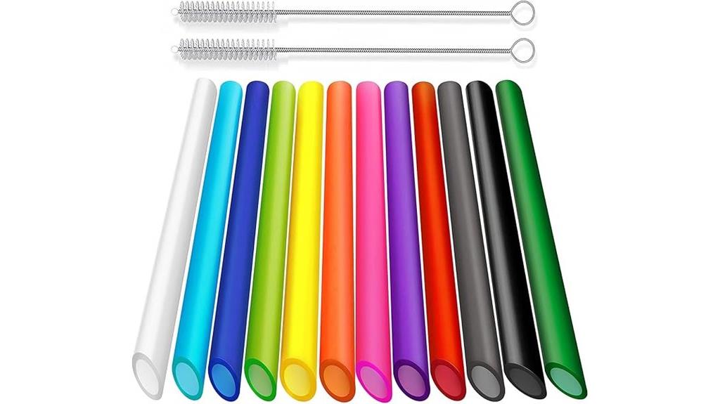 reusable boba straw set