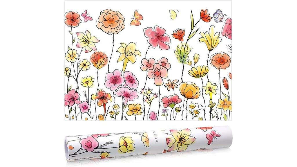 scented non adhesive drawer liners