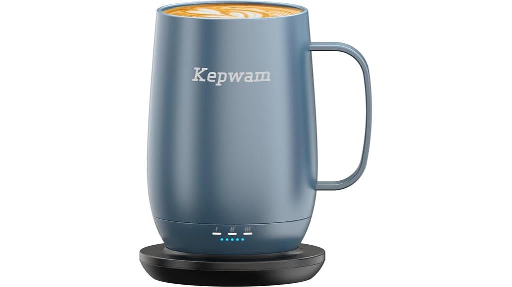 self heating 20oz coffee mug