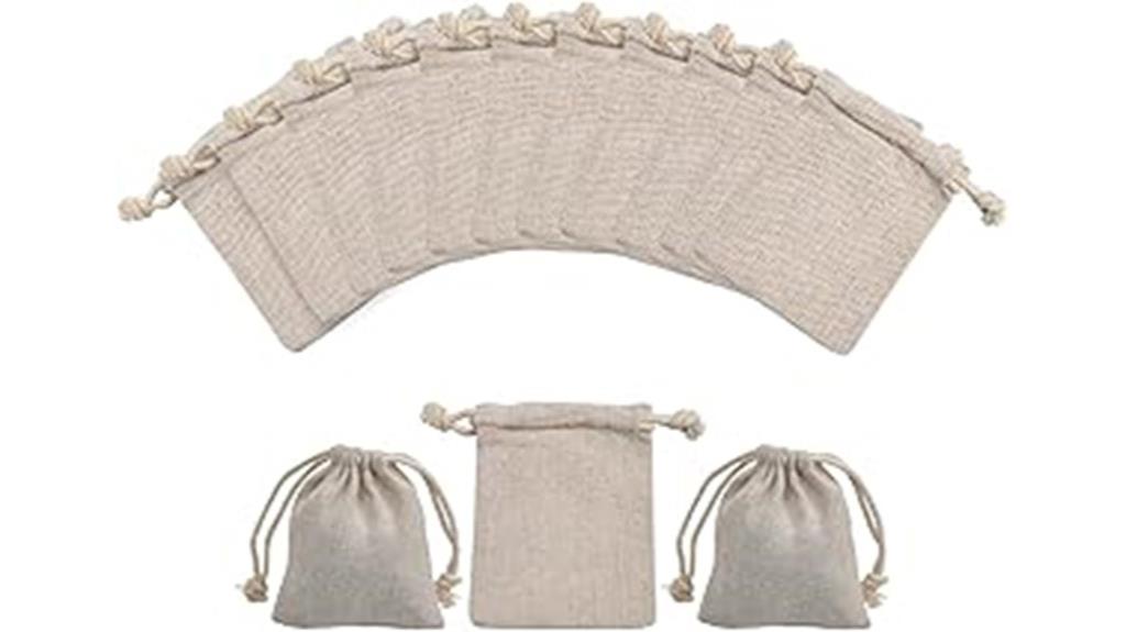 set of 50 canvas gift bags