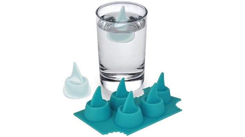 shark fin ice mold