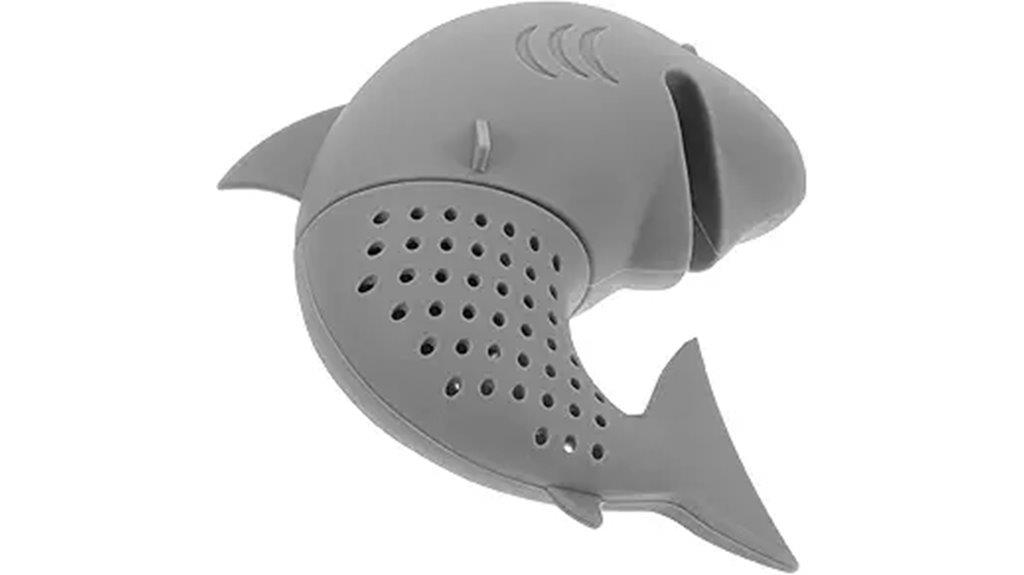 silicone shark tea infuser