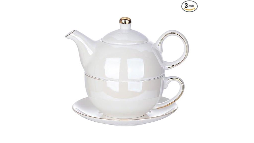 single piece tea set