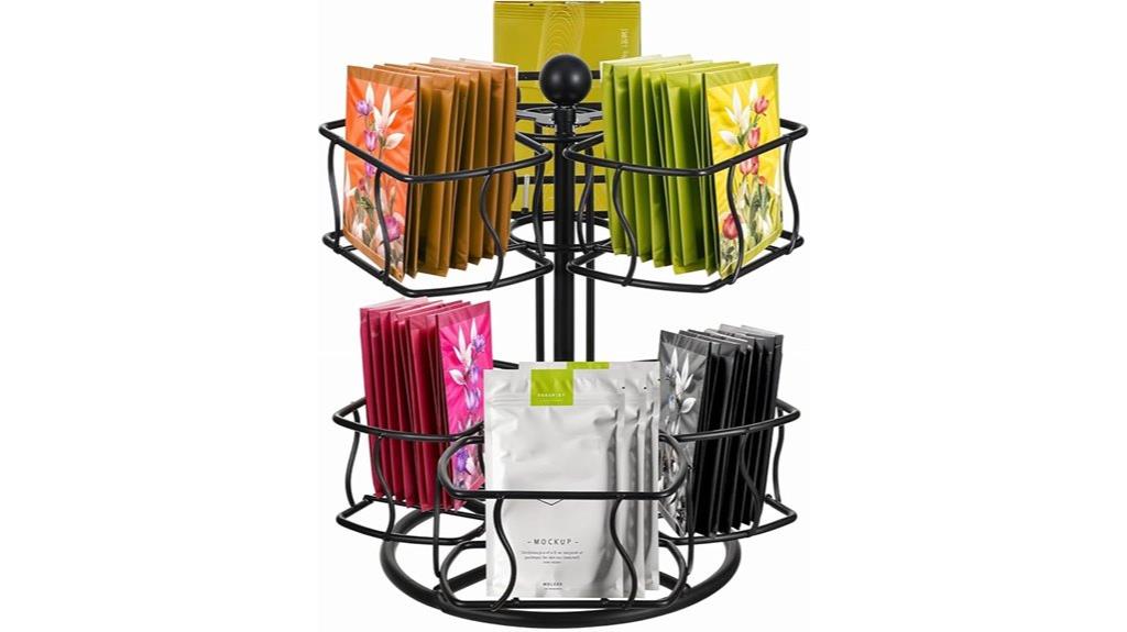 six compartment rotating organizer