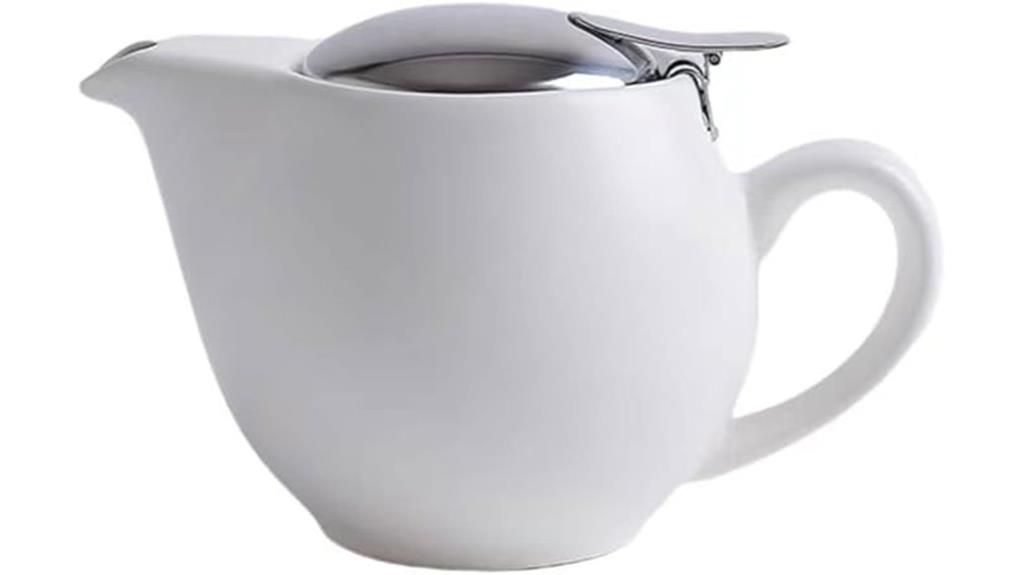 small ceramic teapot