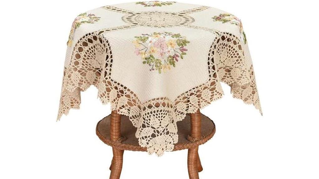 small handmade crochet lace