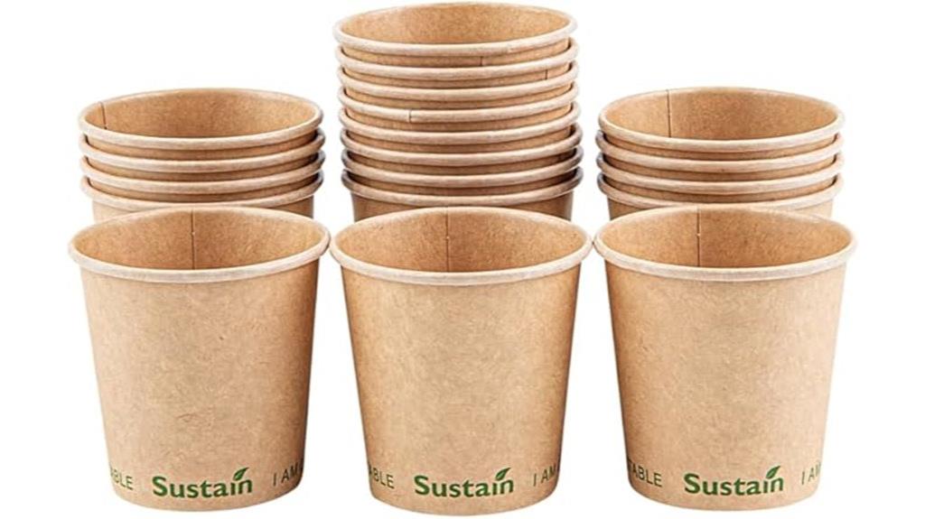 small hot cup set