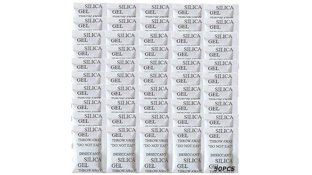 small silica gel packets