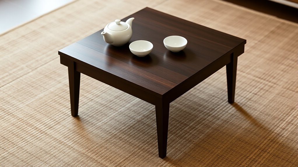 small stylish tea tables