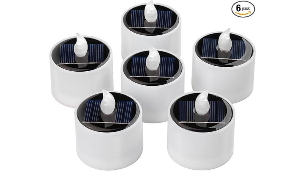 solar powered outdoor tea lights