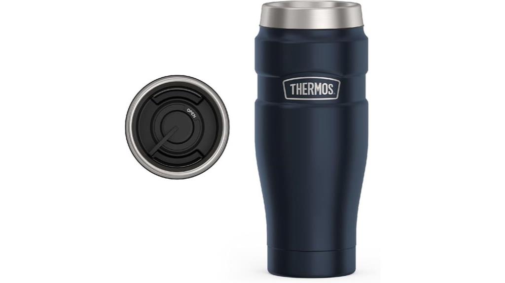 stainless midnight blue tumbler