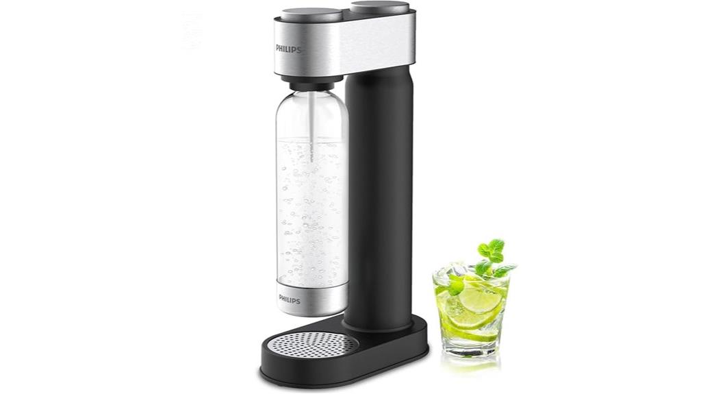stainless sparkling water maker