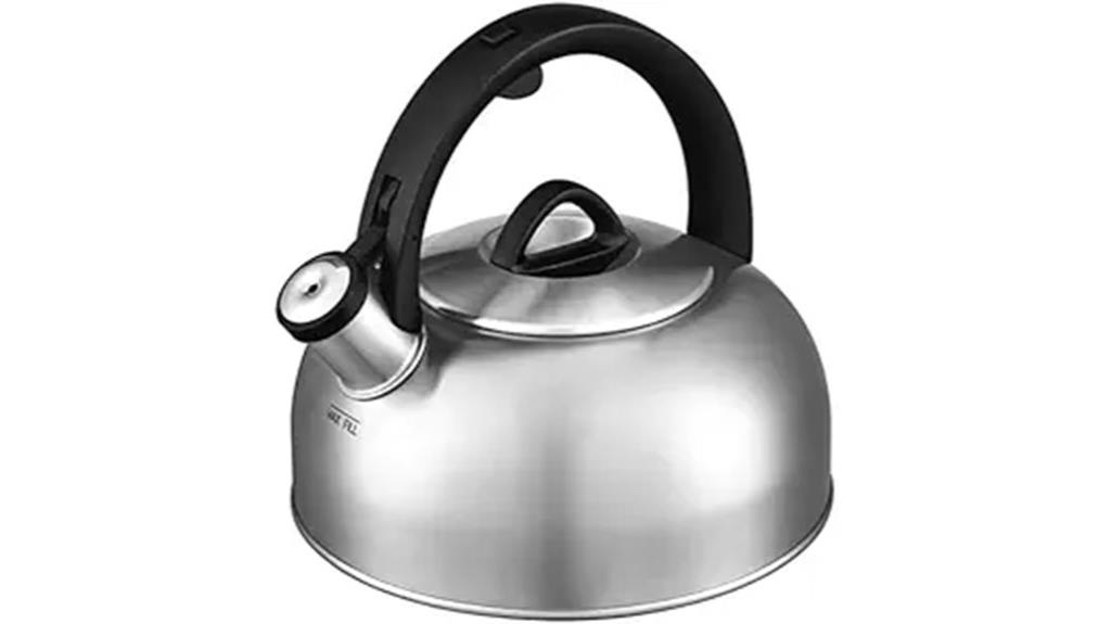 stainless steel 2 qt teakettle
