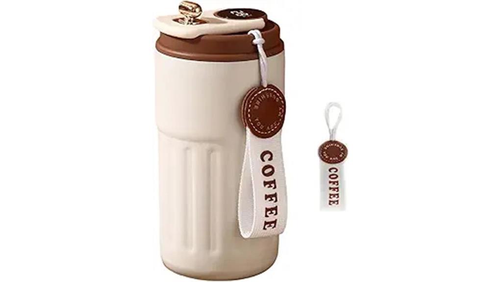 stainless steel coffee mug